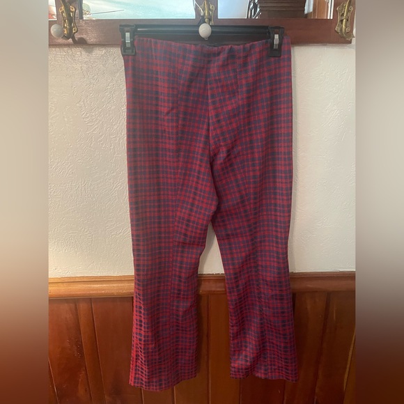 Maeve by anthropologie Checkered Flare Pants Size Small - Picture 4 of 4